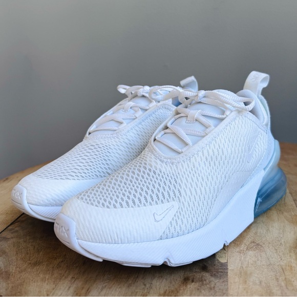 Nike Air Max 270 PS 'White Silver' Athletic Shoes 2.5Y Boys Girls 2025 model - Picture 4 of 11